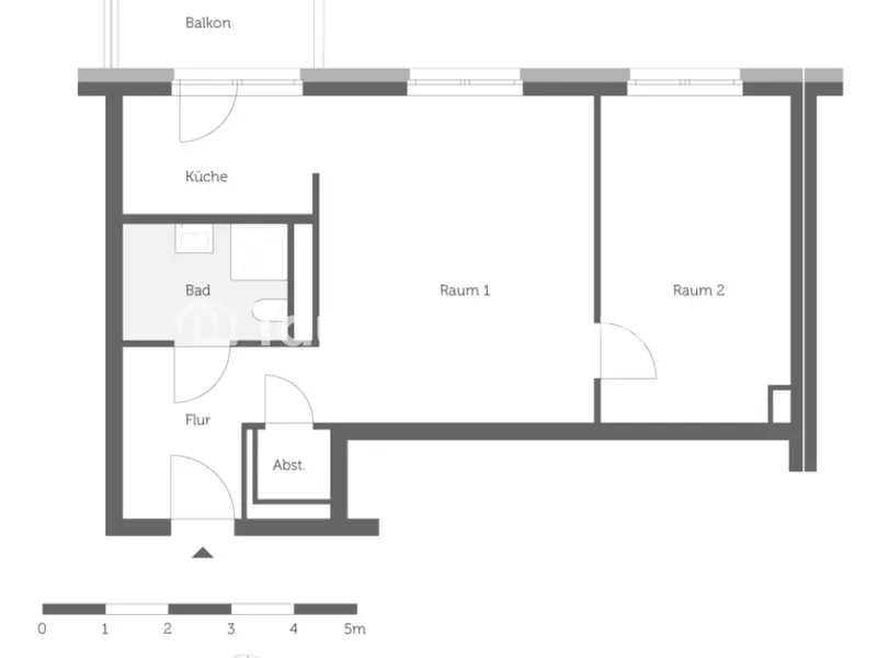 Tauschwohnung: Gewobag 2 Zimmer-Wohnung in Kreuzberg mit Blick über Berlin — photo 1